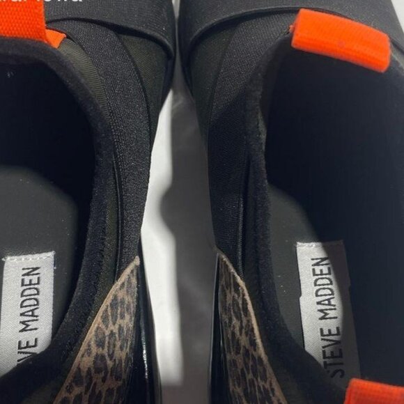 NEW Steve Madden Women's Cryme Camo Leopard Print Sneakers Size 7 - Picture 6 of 7